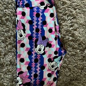 LuLaRoe LLR OS Disney leggings New with Bag